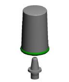 Double Wall Screw on Cap (C-18-2L-FW)