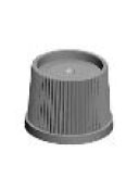 Screw on Ribbed Cap (C-14-SR-SC)